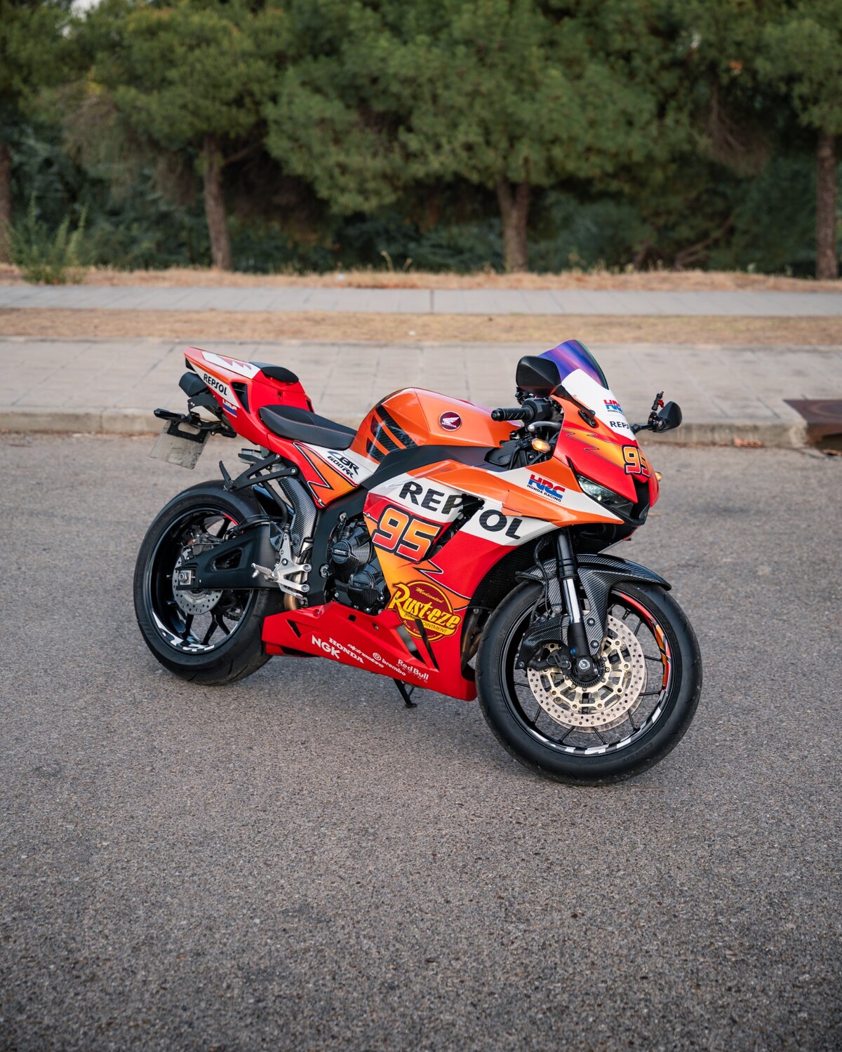 Honda CBR600RR fotografiada por FerrioShots